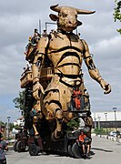 The giant Minotaur of the Halle de La Machine