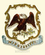 Mississippi state coat of arms (illustrated, 1876)