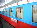 Waggon des „Wostok“-Zuges Moskau-Pjöngjang