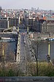 View of Pařížská St. from Letná Park