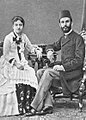 Image 40Sami Frashëri (1850–1904) and his wife Emine, May 1884. (from Culture of Turkey)