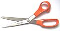 Orange of Fiskars scissors