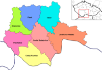 Districts of South Bohemian Region