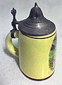 Little ceramic tankard with lid