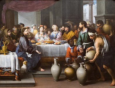 The Marriage Feast at Cana (Bartolomé Esteban Murillo, c. 1672)
