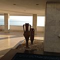 Two amphoras on the roof of Yalta Hotel Complex