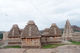 Kadamba temples on Hemakuta hill at Hampi near Virupaksha temple