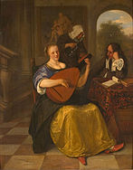 The lute player, 1660, Rijksmuseum Twenthe