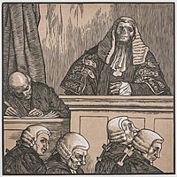 Death the Judge, from the twelve-image portfolio The Doings of Death (1901)