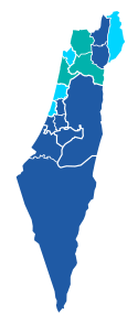 Winning party by sub-district