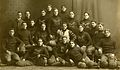 Image 6 1899 Michigan Wolverines football team Photograph: Fred Rentschler Official portrait of the 1899 Michigan Wolverines football team, an American football team which represented the University of Michigan in the 1899 season. Coached by Gustave Ferbert, the Wolverines opened the season with six consecutive shutouts, outscoring opponents in those six contests by a combined score of 109 to 0. However, they finished the season by going 2–2 in their final four games, losing against the University of Pennsylvania Quakers and a championship game against the Wisconsin Badgers. More selected pictures