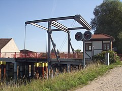 Zugbrücke über den Finowkanal