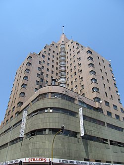 high rise brown building