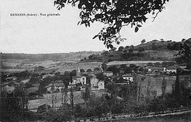 A general view of Bessins, at the beginning of the 20th century