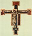 Cimabue: Kruzifix in Florenz, S. Croce, Tempera auf Holz, 1288