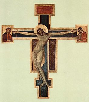 Kruzifix aus Santa Croce (Florenz), Zustand vor 1966