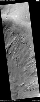 Flows, as seen by HiRISE under HiWish program