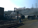 Steam loco in operation
