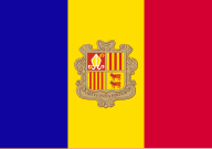 State Flag of the Principality of Andorra