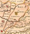 Karte der Grafschaft um 1650