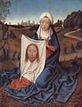 Image 19Veronica holding her veil, Hans Memling, c. 1470 (from List of mythological objects)