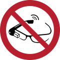 P044: Nutzung von Datenbrillen verboten