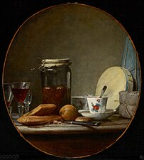 Jean Siméon Chardin, Jar of Apricots, 1758