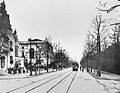 Sachsenring 73–75 / Ecke Ulrichgasse, links angeschnitten Haus Guilleaume (um 1905)