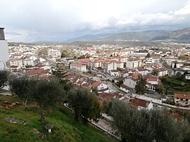 A view of Miranda do Corvo from the Alto do Calvário