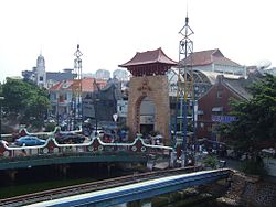 Pasar Baru, located in the district of Sawah Besar