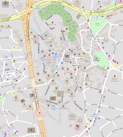 Map of Plovdiv old town