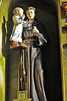 St. Antony with Christ Child, from, Carinthia, in Austria