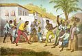 Johann Moritz Rugendas (German) Capoeira or the Dance of War Brazil 1835.
