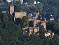 Ruins of Hohenbaden Castle in Baden-Baden