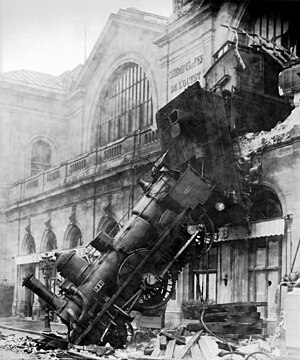 Wreck at Gare Montparnasse