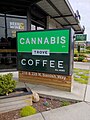 Image 12Cannabis café in Bellingham. Since Initiative 502 in 2012, it is legal to sell or possess cannabis for recreational or medical use. (from Washington (state))