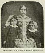 Wife and Daughters of Louis Veuillot, n.d.