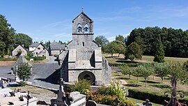 The church of Saint-Maurice, in Darnets
