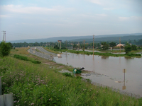 A flood in Westfall, Pennsylvania, in 2006