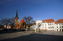 St Nicolas Church and town hall