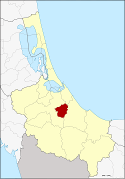 Karte von Songkhla, Thailand, mit Na Mom