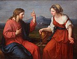 Jesus und die Samariterin am Brunnen Jakobs, 1796