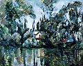 Maison au bord de la Marne (House on the Marne) by Paul Cézanne, between 1888 and 1894