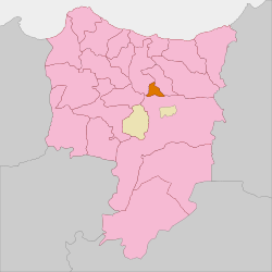 Location of Ben Taieb in Driouch Province