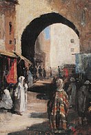 City Gate in Fez, 1858