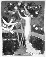Maurice Denis, Frontispiece lithograph from the series Amour (1899)