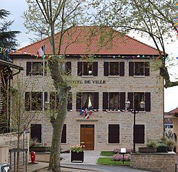 The town hall of Genay