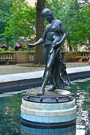 Duck Girl, 1911, Rittenhouse Square, Philadelphia