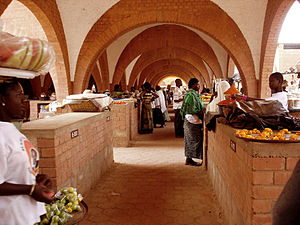 The Grand marché (Main Market) of Koudougou