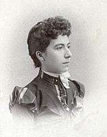 Disputed portrait of Sadie Marcus Behan (Josephine Earp), possibly Big Nose Kate, in Tombstone circa 1881.